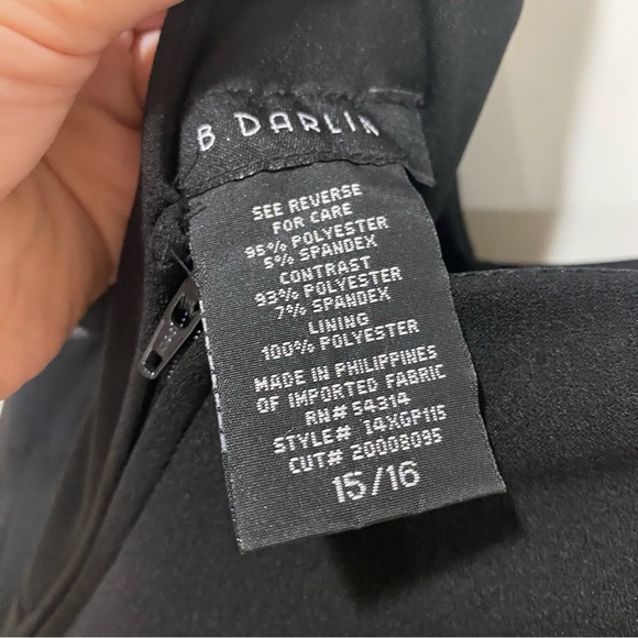 B.Darlin Bodycon Mesh Side Dress - Picture 3 of 3